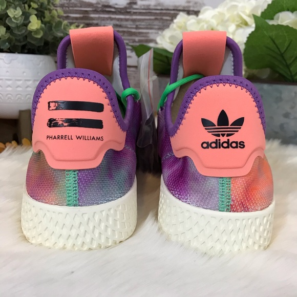 NEW adidas Tennis HU Pharrell Holi Tie Dye - Picture 5 of 7